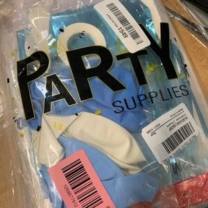 Blue and White Party Balloons